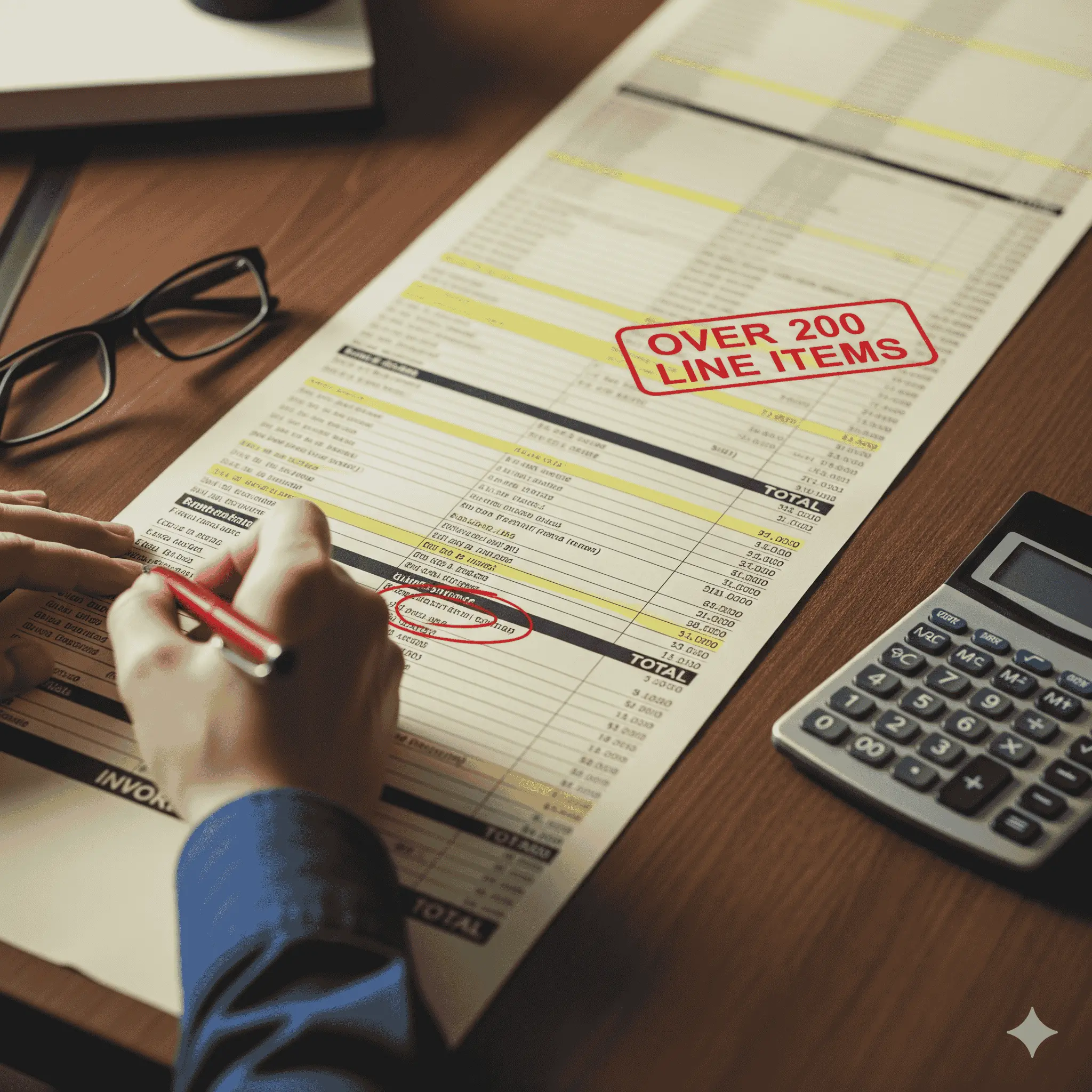 Invoices Containing More Than 200 Line Items